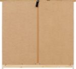 Panama 4 Drawer Chest in White/Natural Wax - Image 8