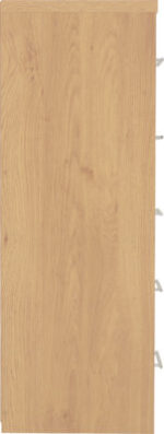 Portland 4 Drawer Chest in White/Oak Effect - Image 7