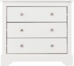 Stratford 3 Drawer Chest in White Color - Image 4