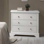 Stratford 3 Drawer Chest in White Color - Image 6