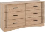 Tessa 6 Drawer Chest in Natural Oak Effect - Image 2