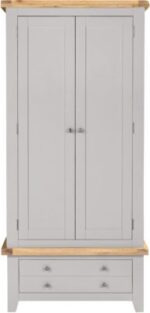 Windsor 2 Door 1 Drawer Wardrobe - Image 9