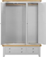 Windsor 3 Door 2 Drawer Wardrobe - Image 7