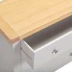 Windsor 3 Drawer Chester in Pebble Grey/Oak - Image 4