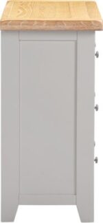 Windsor 3 Drawer Chester in Pebble Grey/Oak - Image 6