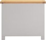 Windsor 3 Drawer Chester in Pebble Grey/Oak - Image 7