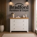 Windsor 3 Drawer Chester in Pebble Grey/Oak | Natural Oak | Ivory Oak