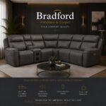 Bradford Techtronic Corner sofa Power Recliner