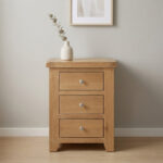 Windsor 3 Drawer Bedside in all Colors - Image 3