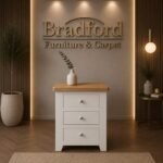 Windsor 3 Drawer Bedside in all Colours - Image 3