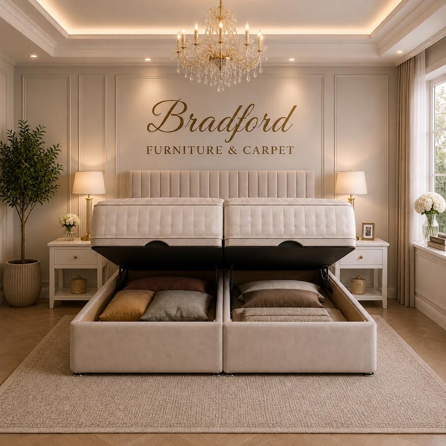 Bradford Upholstered Ottoman Bed Frame