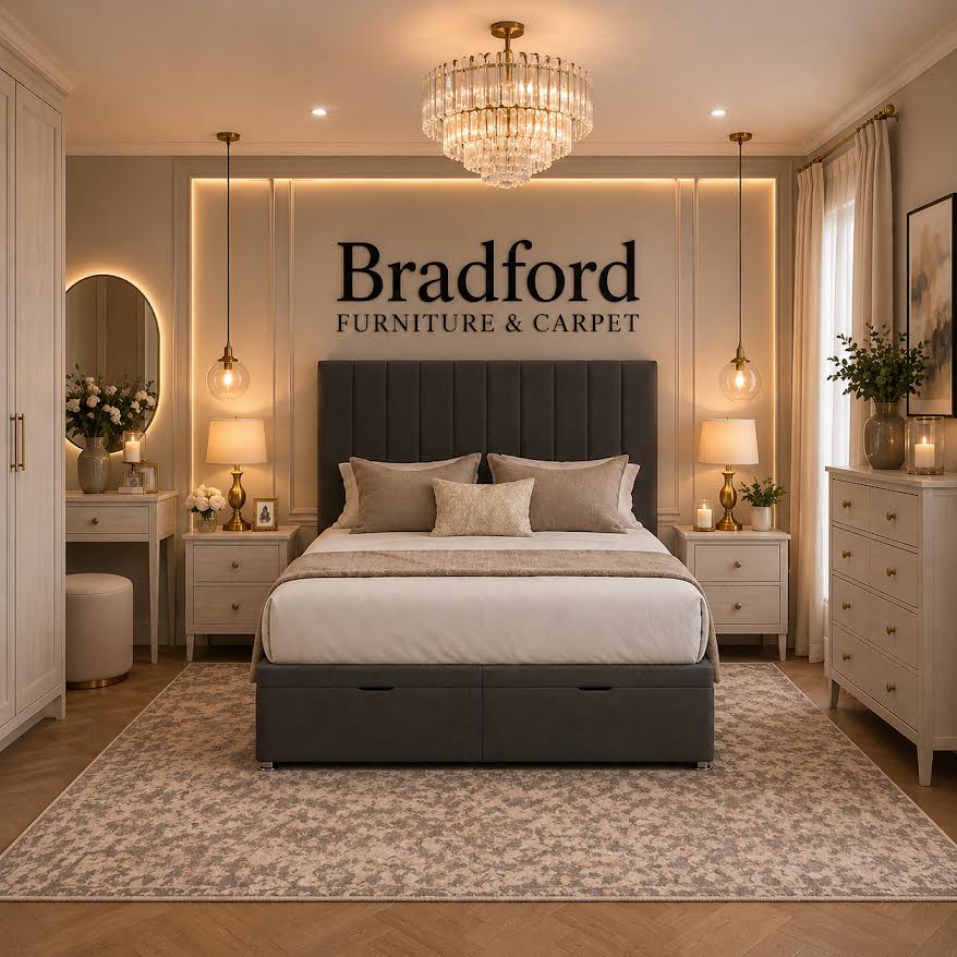 Deacon Upholstered ottoman Bed Frame
