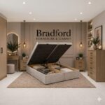 The Monaco King-Size Upholstered Ottoman Bed frame