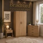Dakota Wardrobe Bedroom Set | Dark Grey, White ,Light Grey, Oak Effect - Image 5